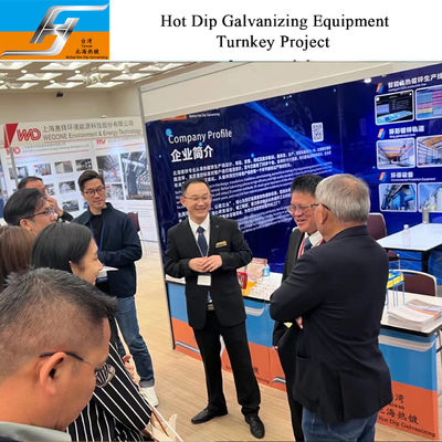 Automatic/Semi-automatic Hot Dip Galvanizing Equipment with High Velocity Pulse Firing System and Chromium-Free Passivator