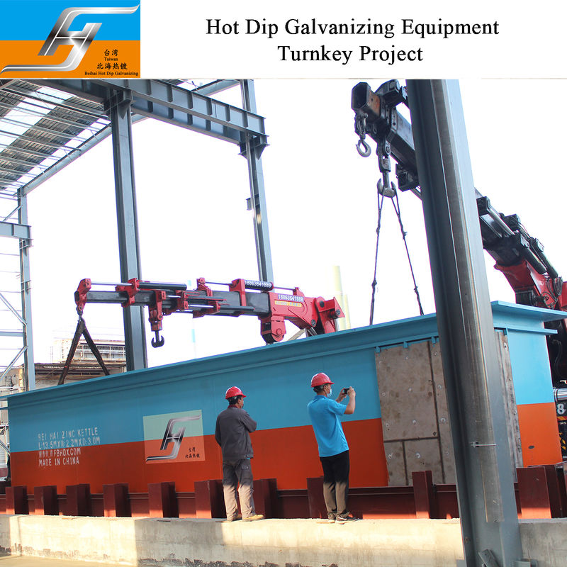 Zinc Kettle Pot Tank For Hot Dip Galvanizing Plant Equipment Production Line Manufacturer One Stop Service